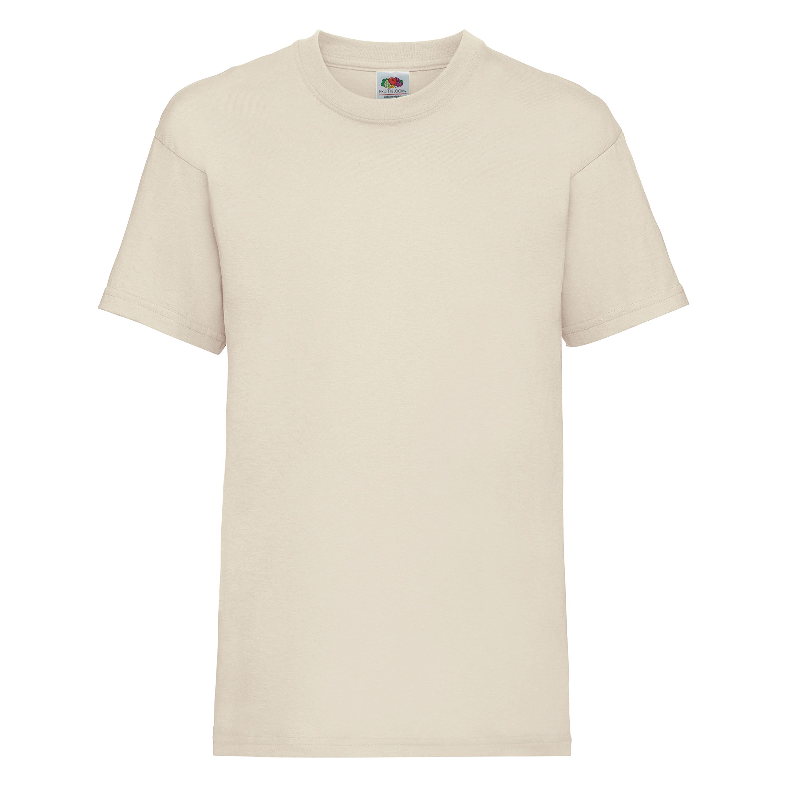 Fruit of the Loom boys' t-shirt., Boys', 61-033-0, natural, 140 cm