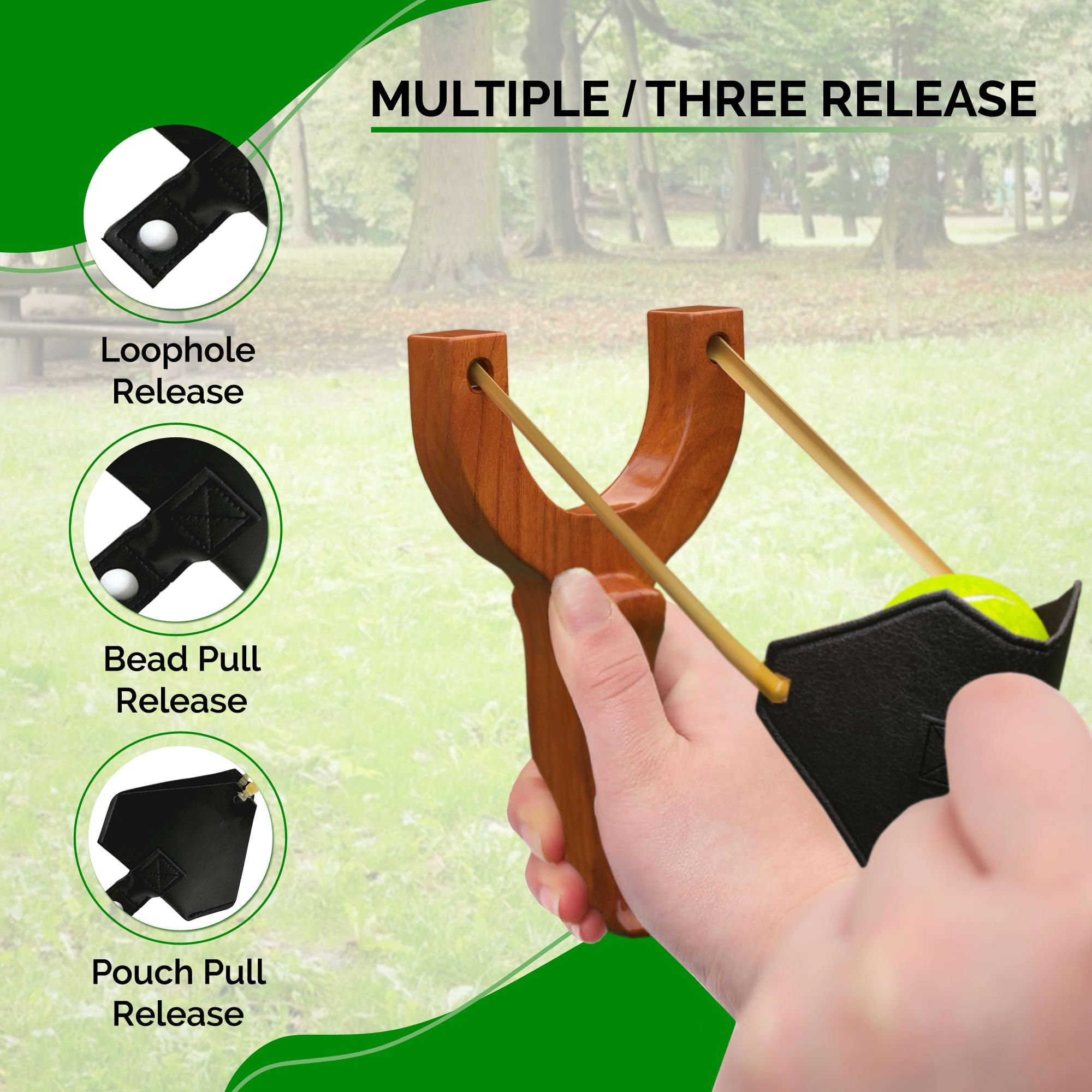 Dog Ball Launcher: Long Distance Fetch Toy, Tennis Ball Launcher Thrower, Pet toys - Slingshot, Brown/Black/Yellow - Image 4