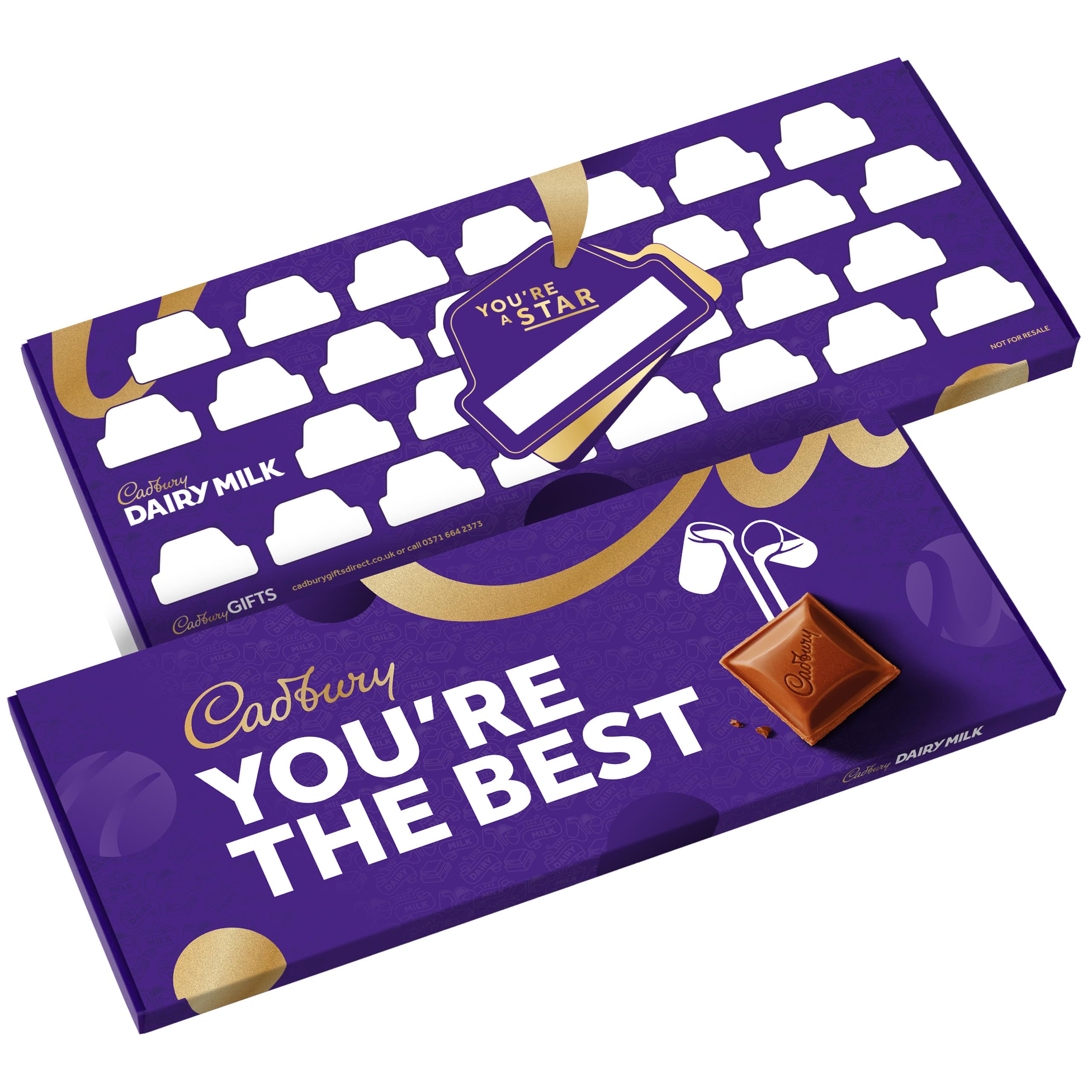 Cadbury Dairy Milk You're The Best - Multi Signature Gift Chocolate Bar Extra-Large 850g