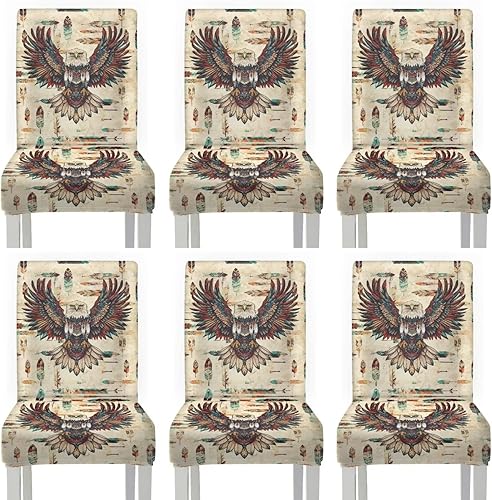 Miniatura 40 de Rnyleeg Red Rose Butterfly Chair Covers for Living Room No Arms Stretch Dining Chair Covers Set of 1 Soft Washable Kitchen Chair Protector Cover