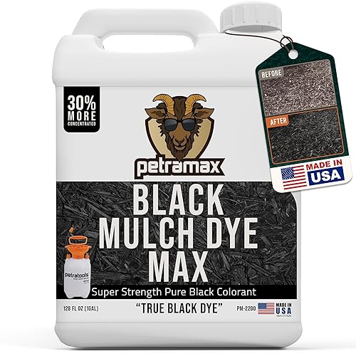 Petra Black Mulch Dye Spray Use with PetraTools Sprayer to