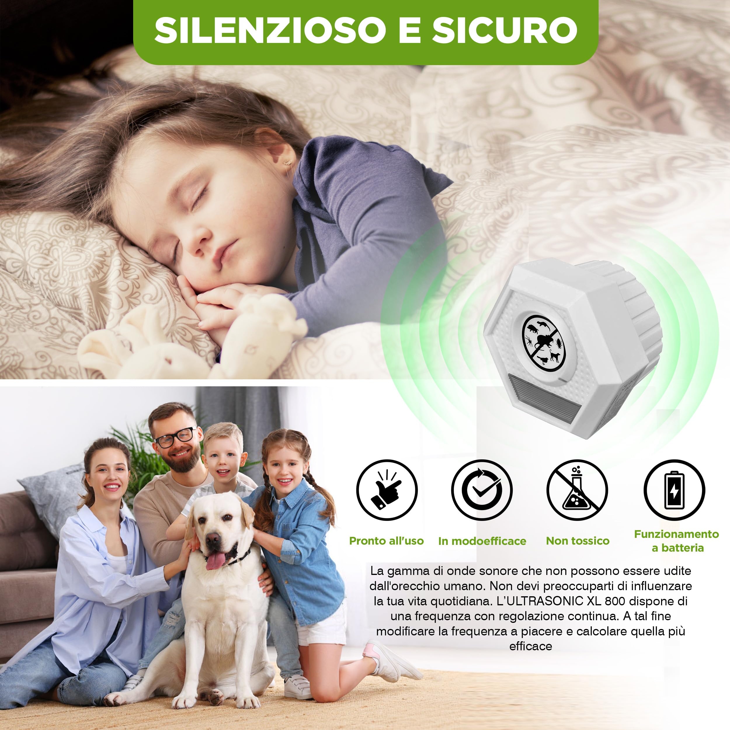 ISOTRONIC repellente topi ultrasuoni ratti dissuasore parassiti luce lampeggiante deterrente senza veleno trappola portata 100m² 1 unità efficace casa soffitta garage interno protezione difesa stop
