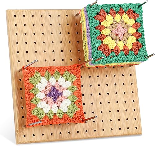 Miniatura 10 de Aeelike Pasadores de barra de acero inoxidable para tabla de bloqueo, suministros de punto y ganchillo, kit de pasadores de bloqueo, 20 clavijas de