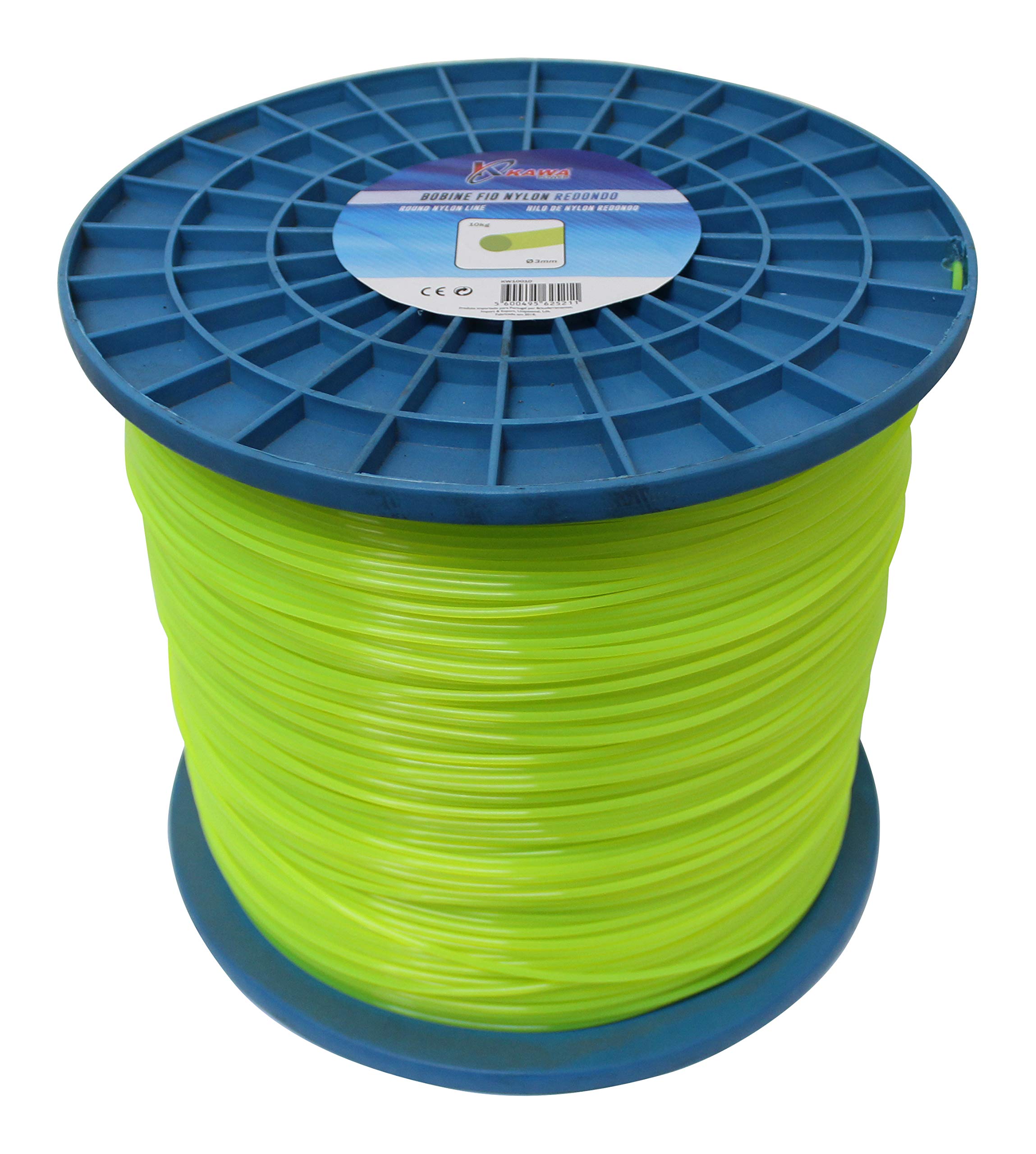 Fil nylon pour débroussailleuse de 3,0 mm Kawapower haute résistance 10kg
