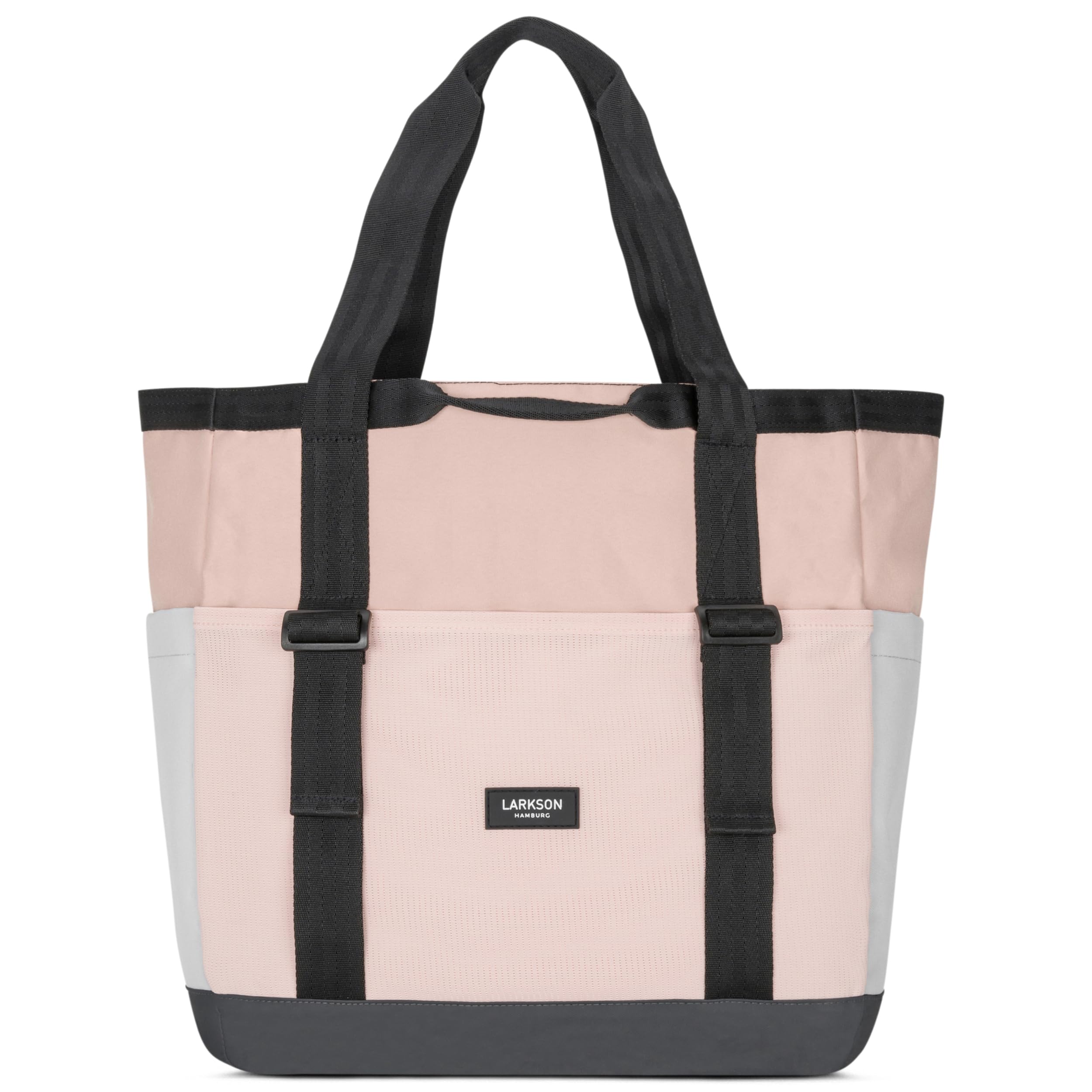 LARKSON Bolsa De Playa Mujer Hombre - Smilla - Tote Bag Grande Para Vacaciones, Deportes, Viajes - Bolso Shopper Con Cremallera - Repelente Al Agua