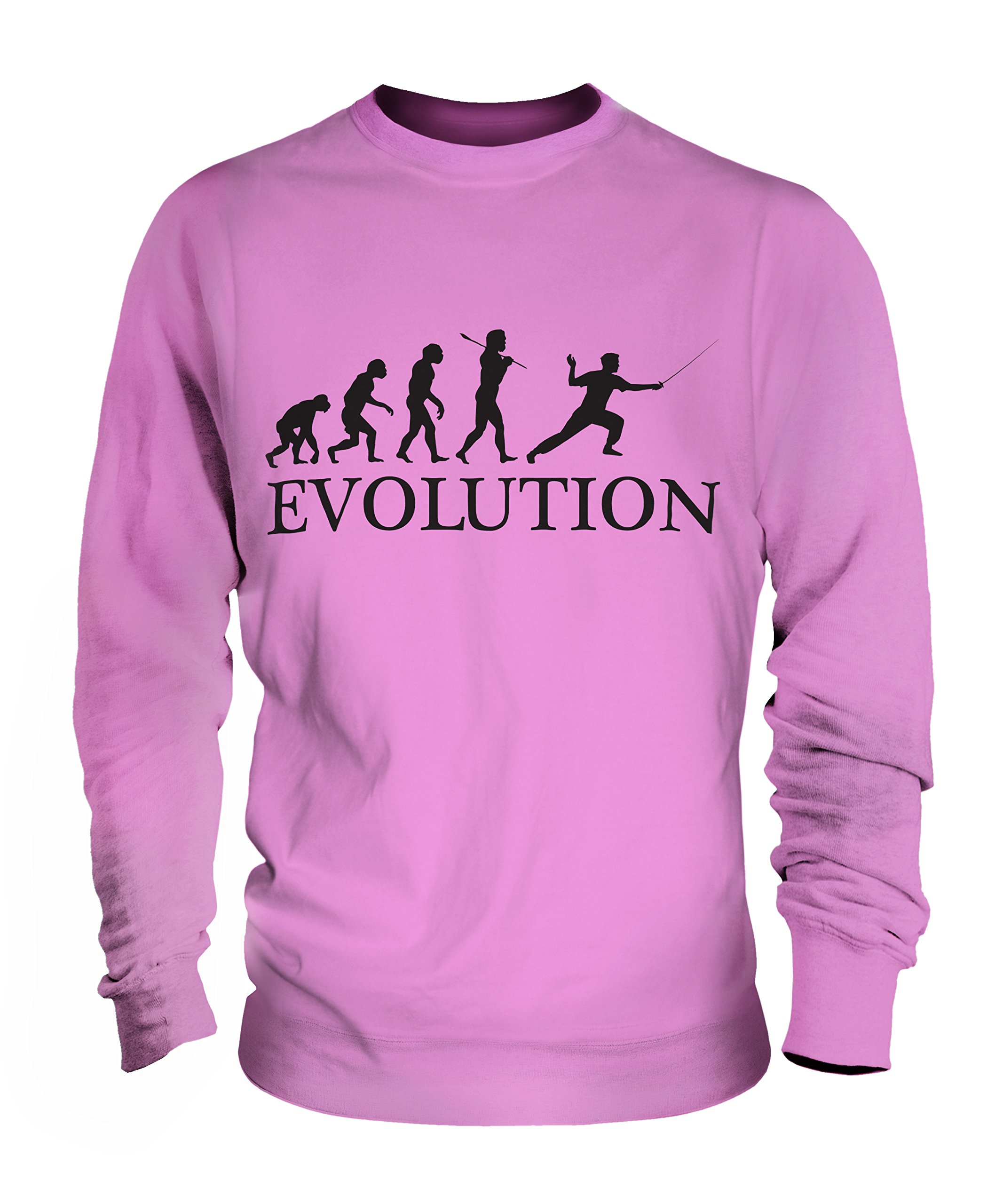 Candymix Scherma Sport Evoluzione Umana Unisex Uomo Donna Felpa