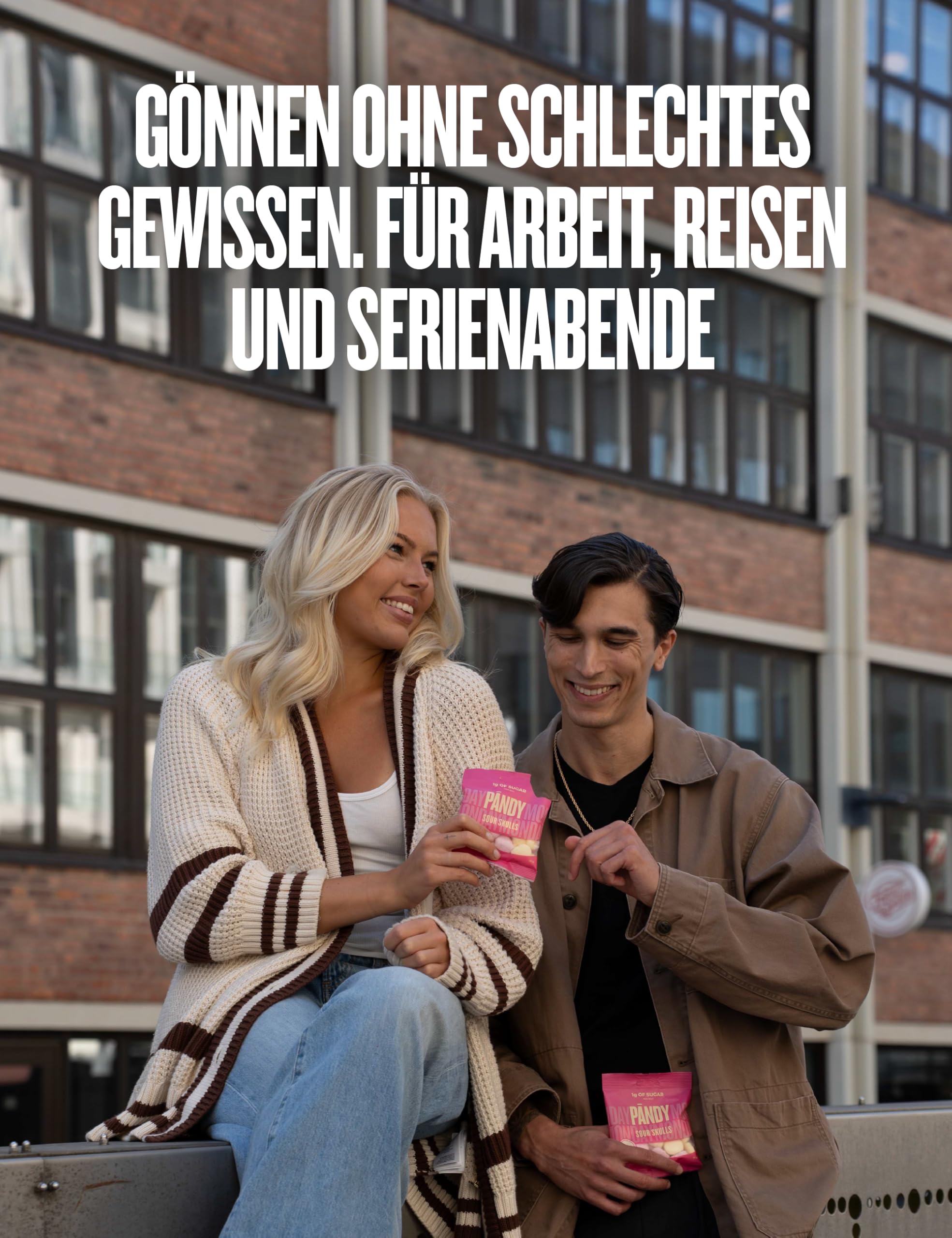 Pändy zuckerfreie Gummibärchen mit 100% Geschmack - 8x 50g Probierpaket - zuckerfreie Süssigkeiten (<1g Zucker) - glutenfreie Süßigkeiten ohne Zucker - kalorienarme, low carb, gesunde Snacks