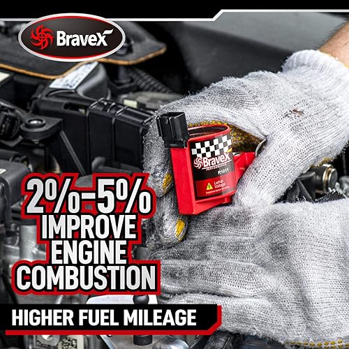 Miniatura 4 de Bravex Paquete de 8 bobinas de encendido de arranque recto, 15% más de energía, F-150 para Ford Lincoln Mercury V8 V10 4.6l 5.4l 6.8l Compatible con