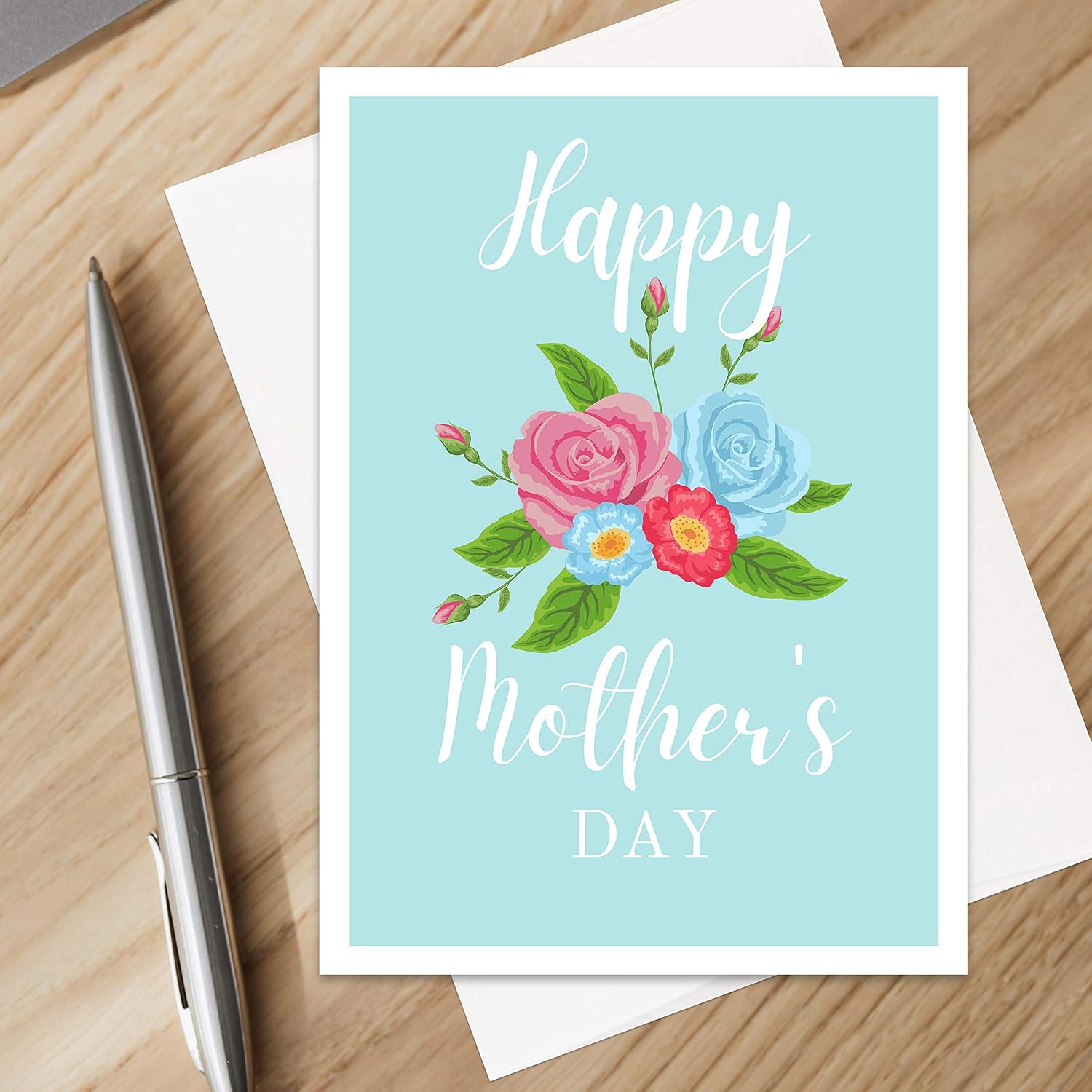Christian Mom Mother's Day Card for Mom Card Christian Mothers Day Card, Christian Gift for Mother Woman Her Mother's Day (Pack of 25)