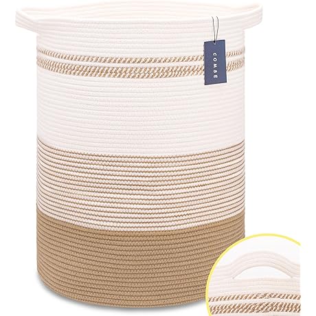 COMSE XXXL Rope Basket: Colossal Storage Savior for Endless Needs