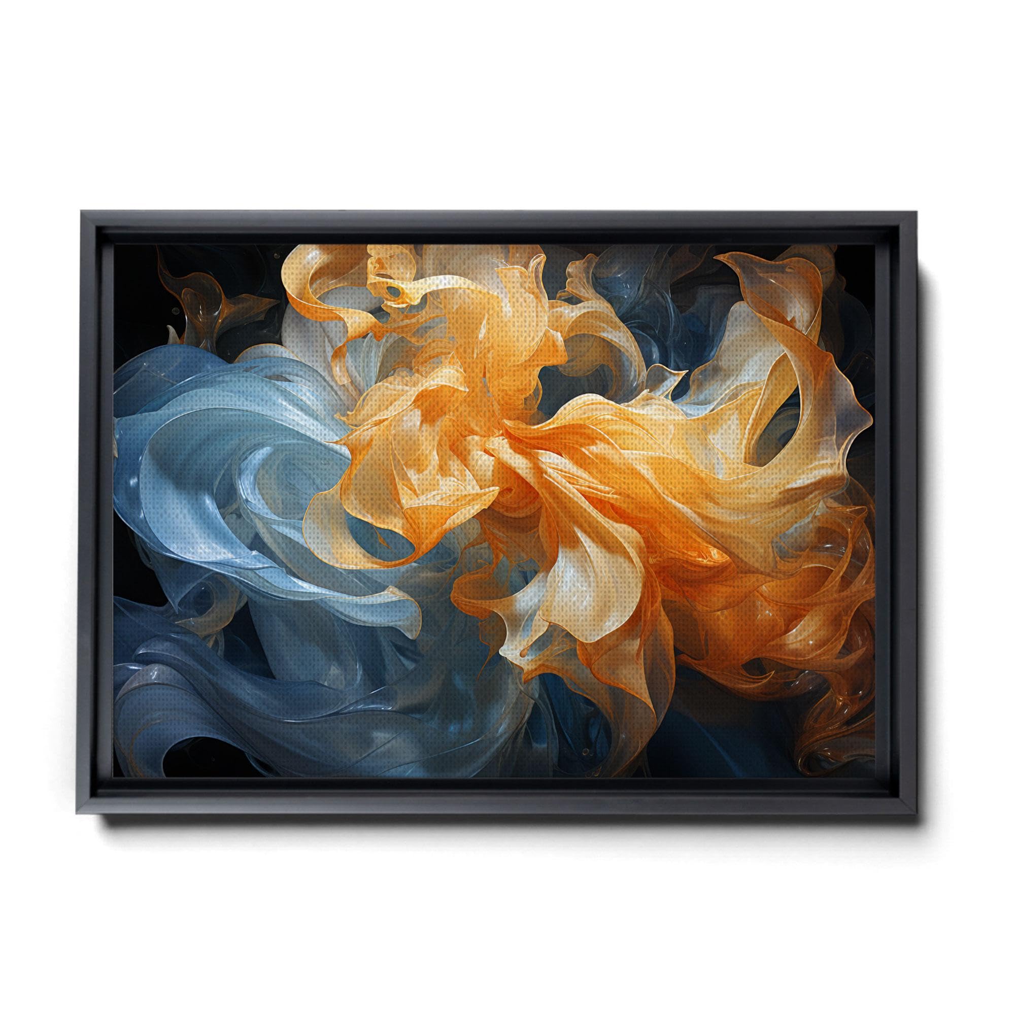 Amazon.com: Original Flower Textured Wall Art 3D Abstrat print On