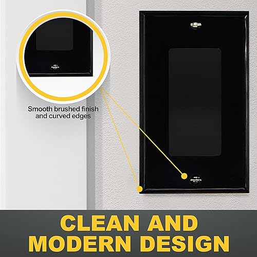 Miniatura 6 de Faith Cubierta decorativa para interruptor de luz o placa de pared de toma de receptáculo, 1 banda de 4.55 x 2.75 pulgadas, termoplástico de