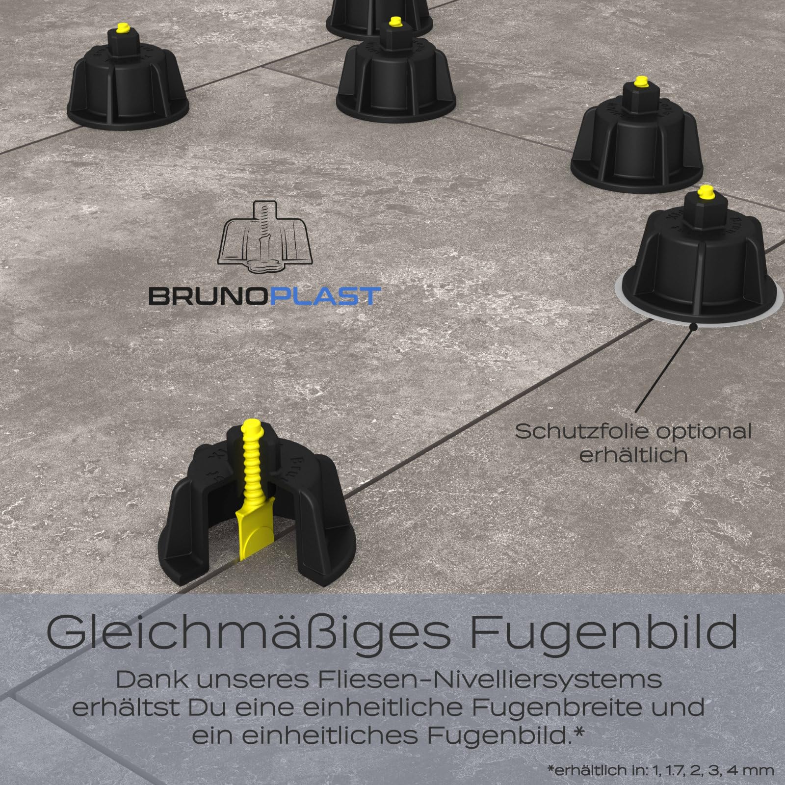 Livellatori Per Piastrelle, Clip Cunei Sistema Di Livellamento, Pavimento Parete Distanziatore - Foto 5