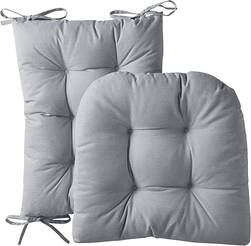 Vista 31 de Sweet Home Collection - Juego de cojines para silla mecedora (antideslizante, parte superior e inferior con lazos)