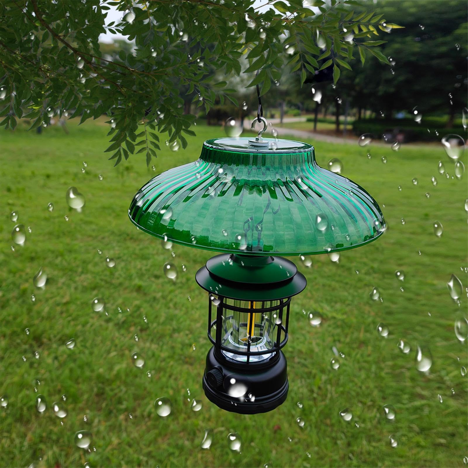 Eichhörnchenschutz, wasserdichter Regenschutz, robuste Außenleitung, sicherer Vogelfutterschutz, Hakenschutzstange, wetterbeständig, Vogelfütterung und Spannung bei starkem Regen