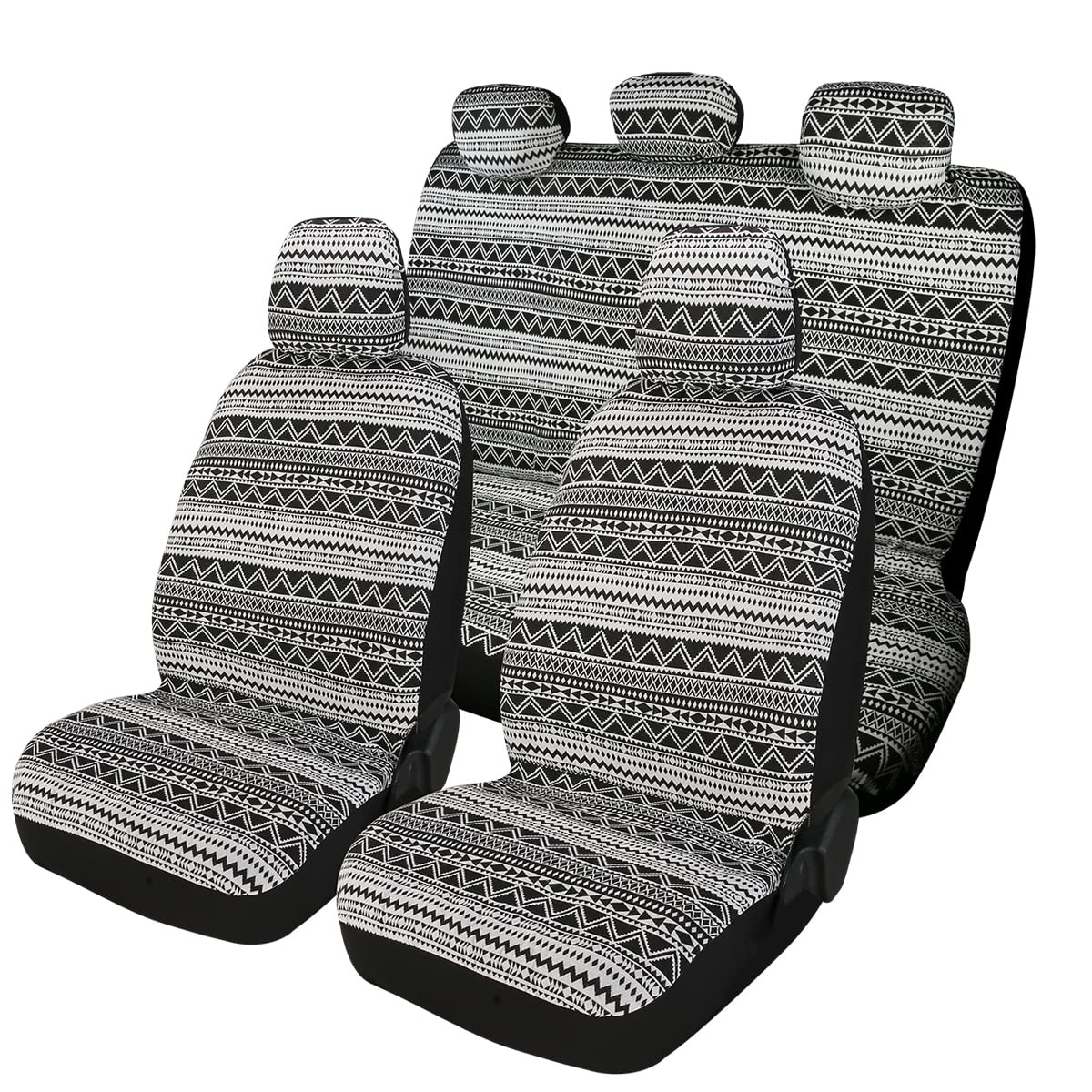 SOBONITO Seat Covers Car Front Seats, Seat Cover Set Universal For