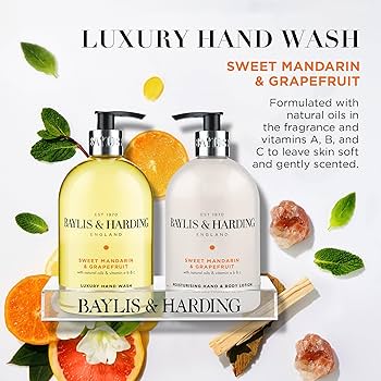 BAYLIS & HARDING マンダリン＆グレープフルーツ Amazon.com : Baylis & Harding Liquid Hand Soap Wash with