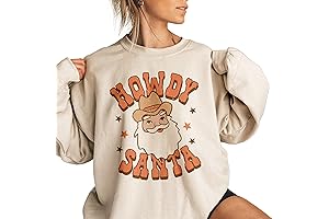 Howdy Santa Sweatshirt: A Groovy Christmas Classic