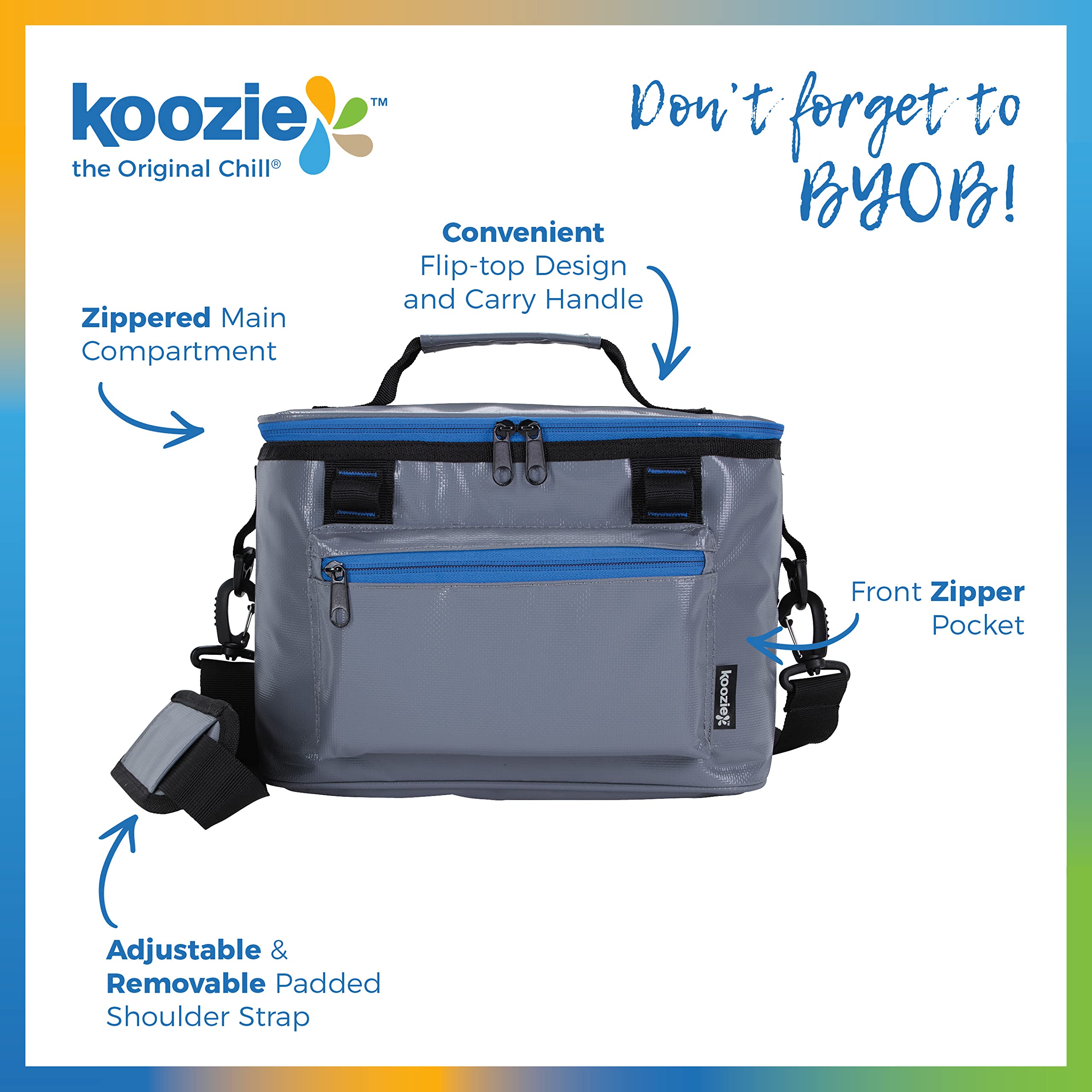 Amazon.com: KOOZIE Olympus Small Soft Cooler Bag - Keeps Cold for
