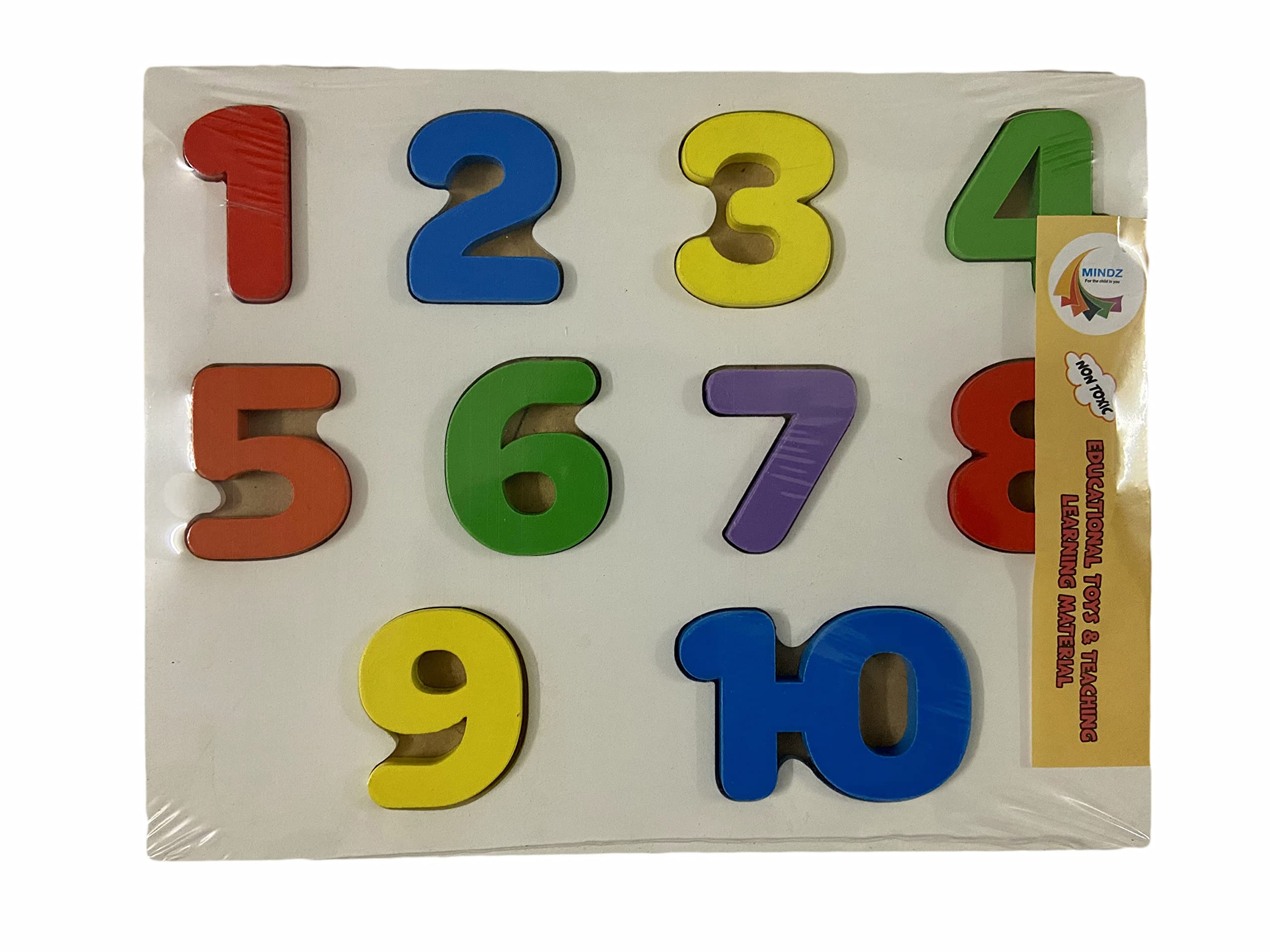 Mindz Raised Counting 1 to 10 Numbers Wooden Puzzles for Kids 3 Years & Above (Multi Colour) (B0BRQJQRCY) Amazon Price History, Amazon Price Tracker