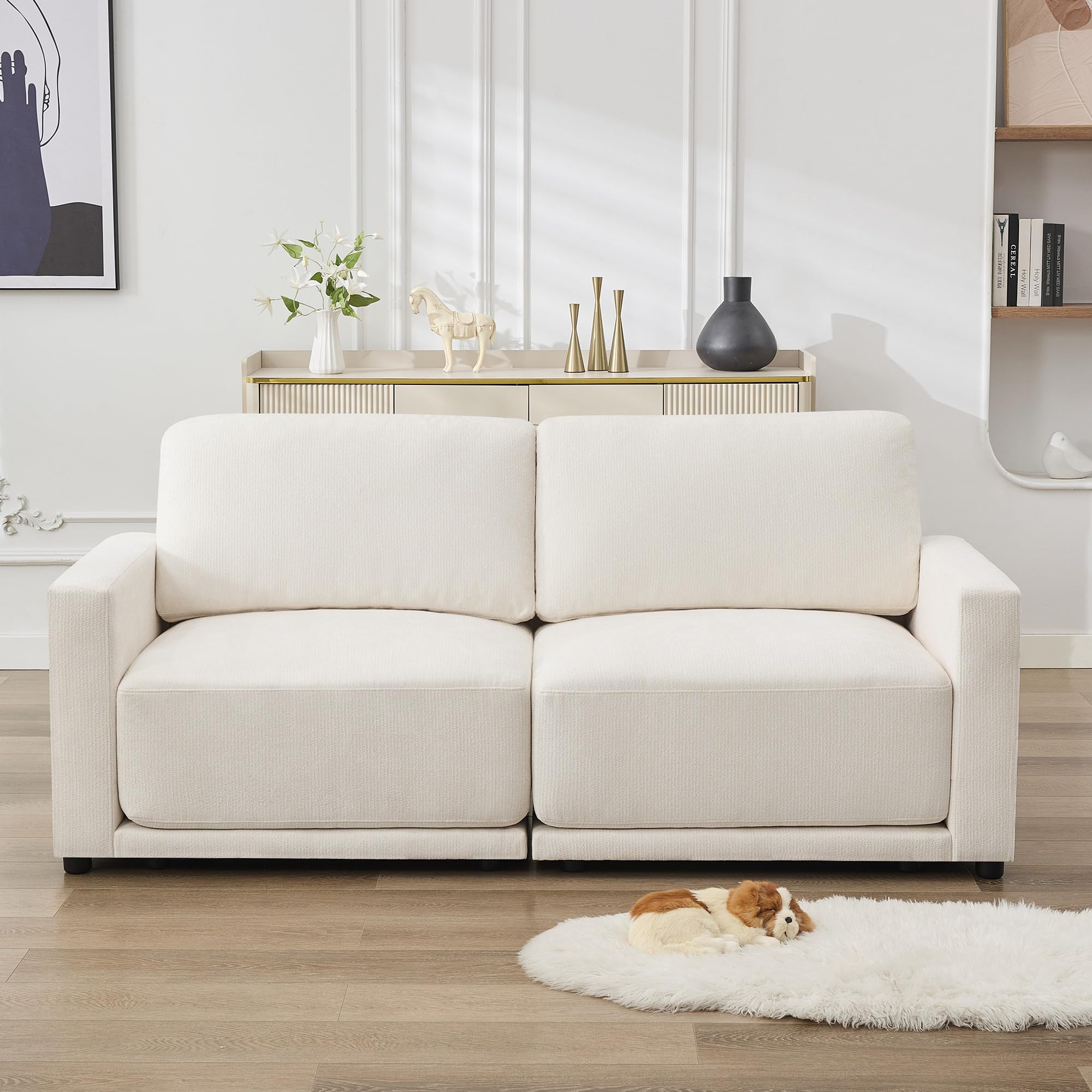 CACFTII 77.4 Modular Sectional Loveseat Sofa