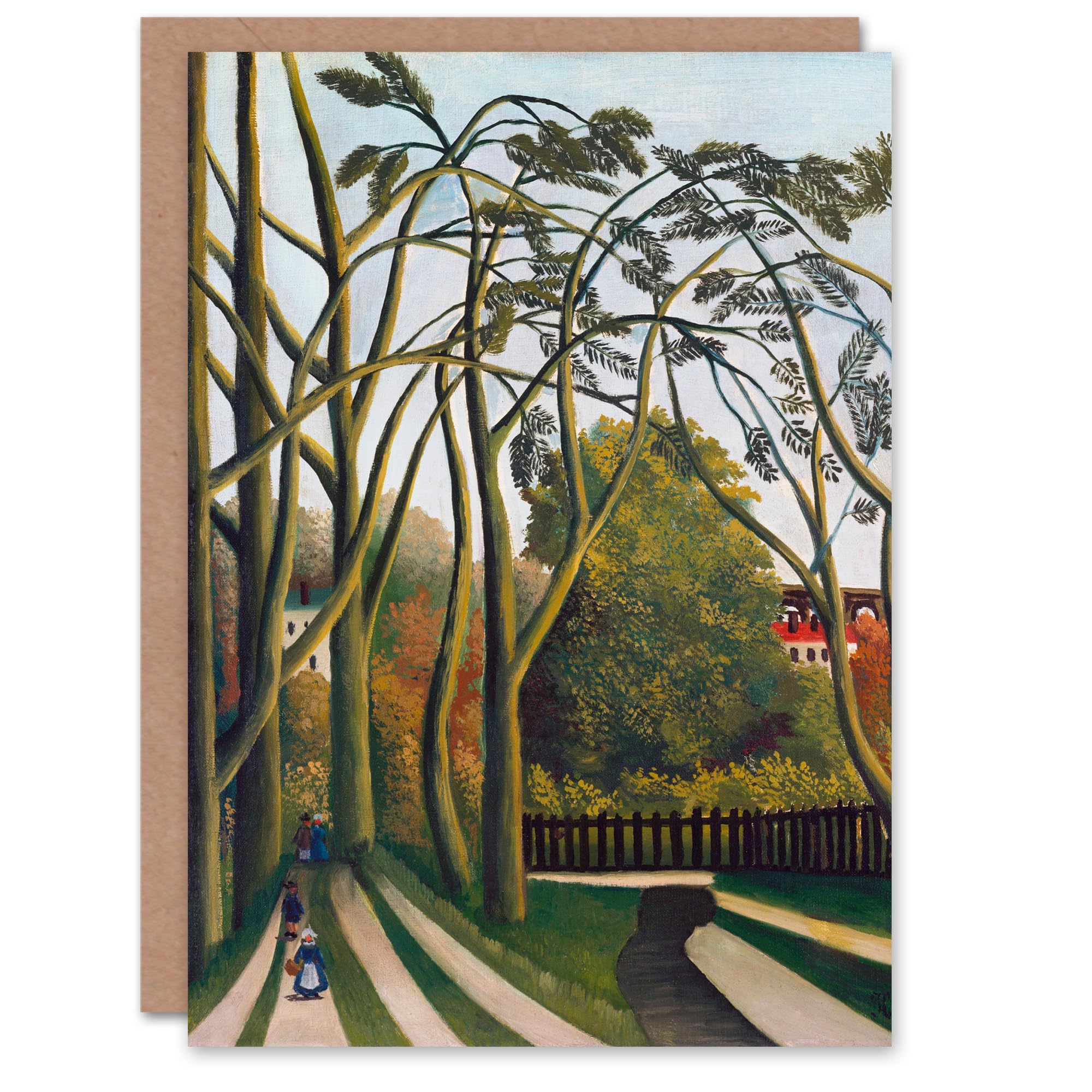 Artery8 - Greeting Card - The Banks of the Bievre - Green
