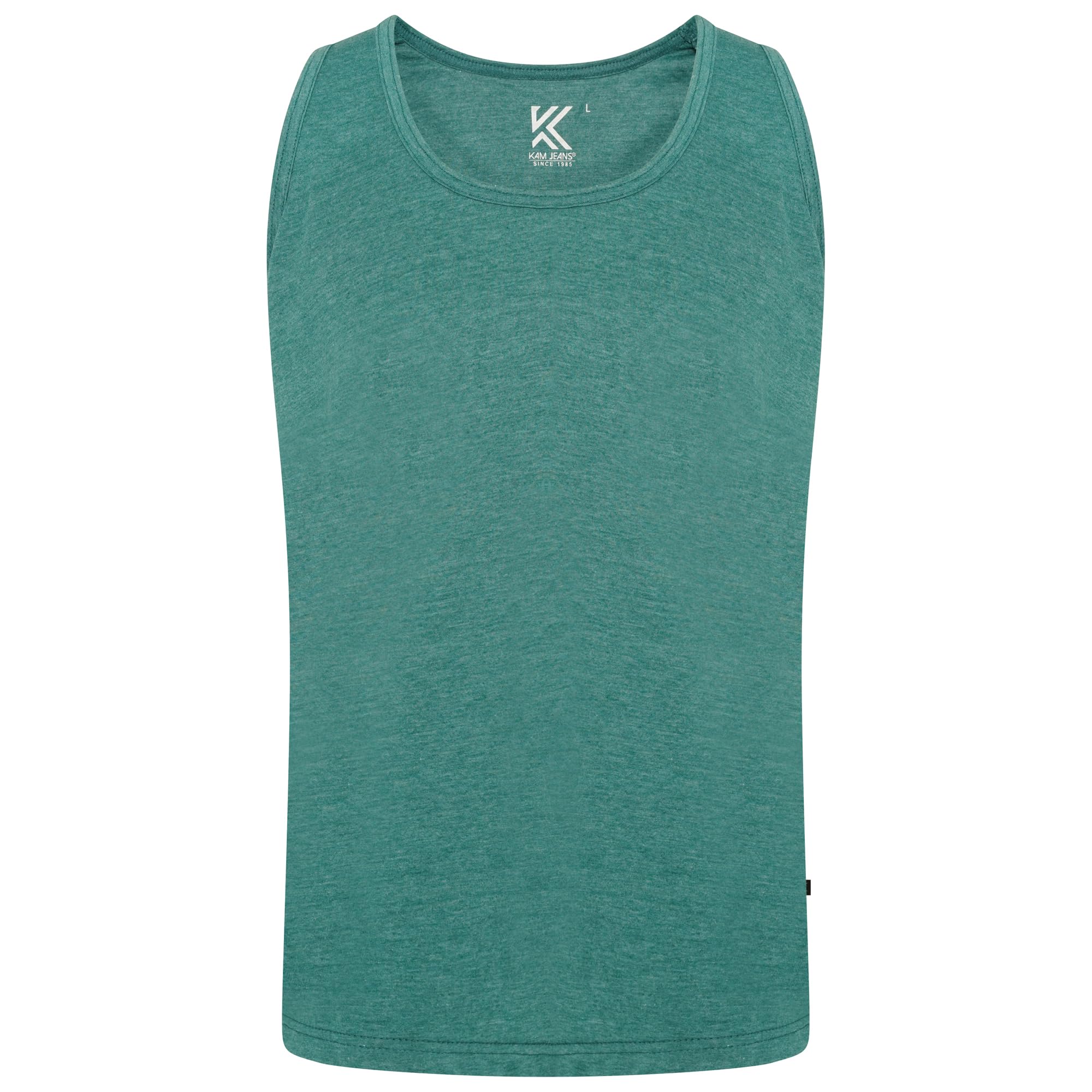 KAM Mens Sleeveless Vest Plus Size- Running Jogging Gym Sports Exercise Bodybuilding Workout Sleeveless Tank Top for Men, Tidepool Colour, Size- 6XL