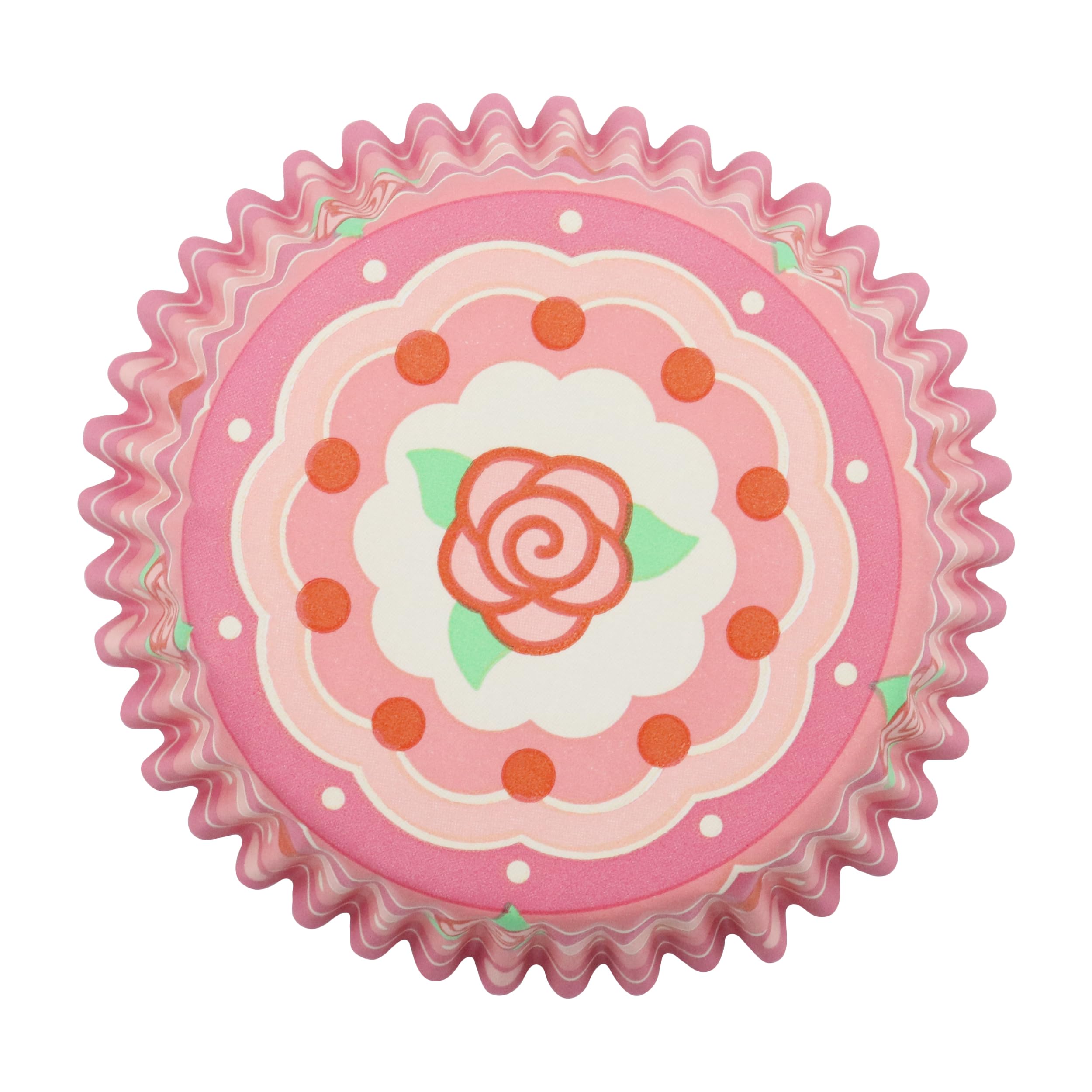 PME Vintage Foil-Lined Cupcake Cases - Roses (Pack of 30), Pink
