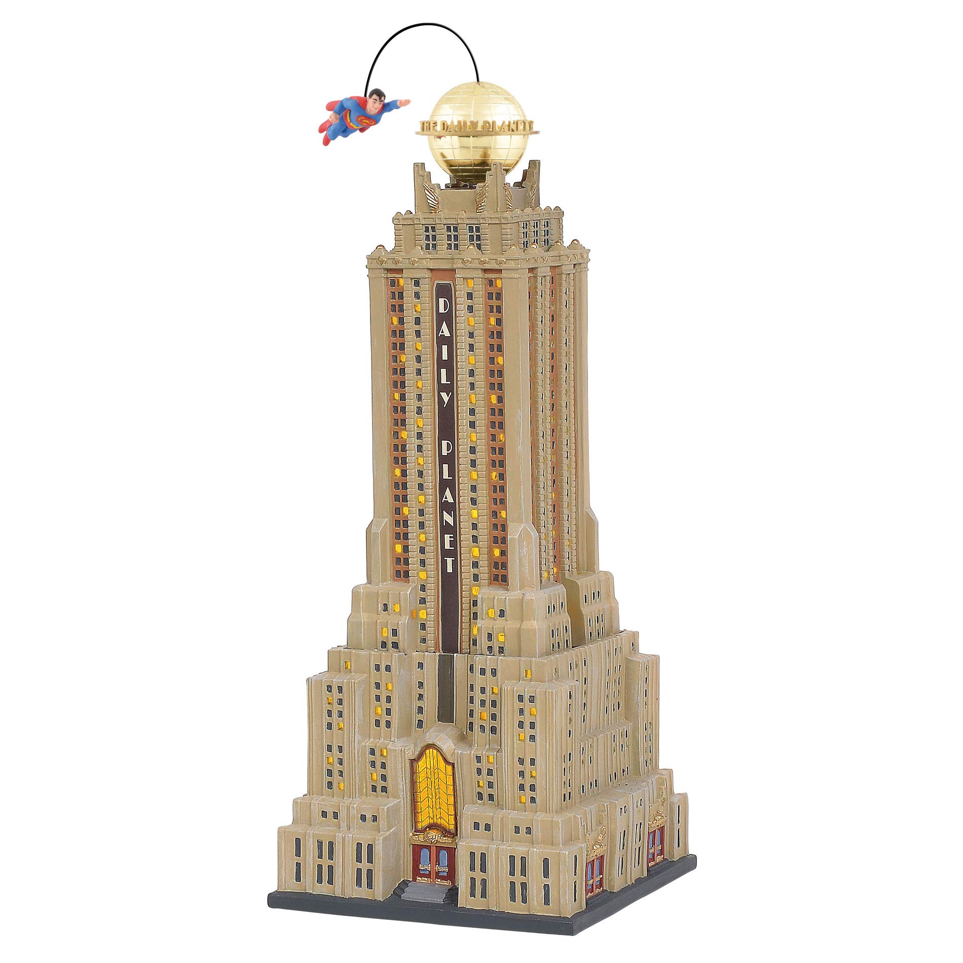 Amazon.com: Department 56 DC Comics Village Superman The Daily