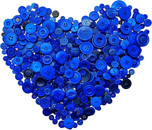 Miniatura 23 de 600-700 piezas de botones de Navidad para manualidades a granel mezclados en rojo, verde y blanco, botones para manualidades de tamaños variados