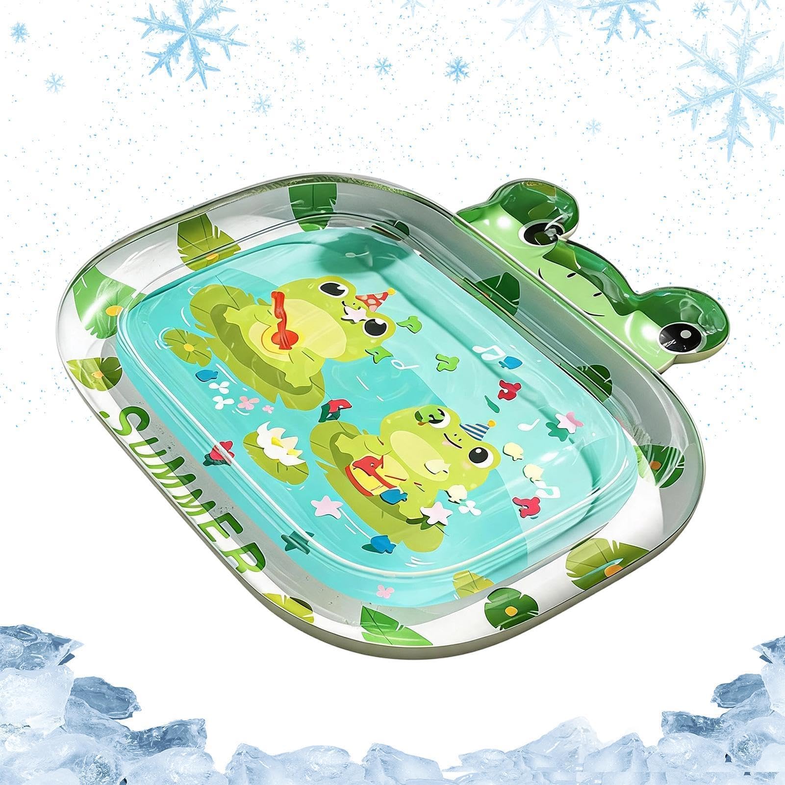 Alfombra Infantil De Agua Antifugas impermeable portátil plegable rana