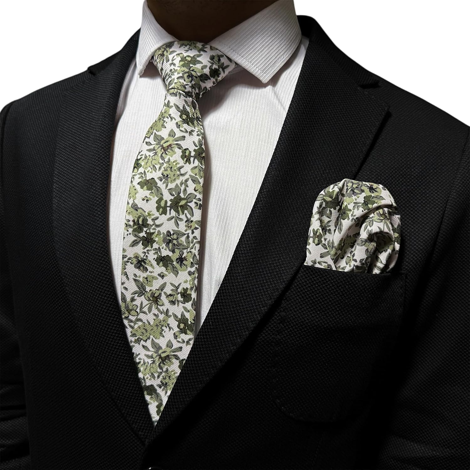 Men's Necktie – Office Wear Necktie for Business, Weddings Floral Tie, Formal Occasions