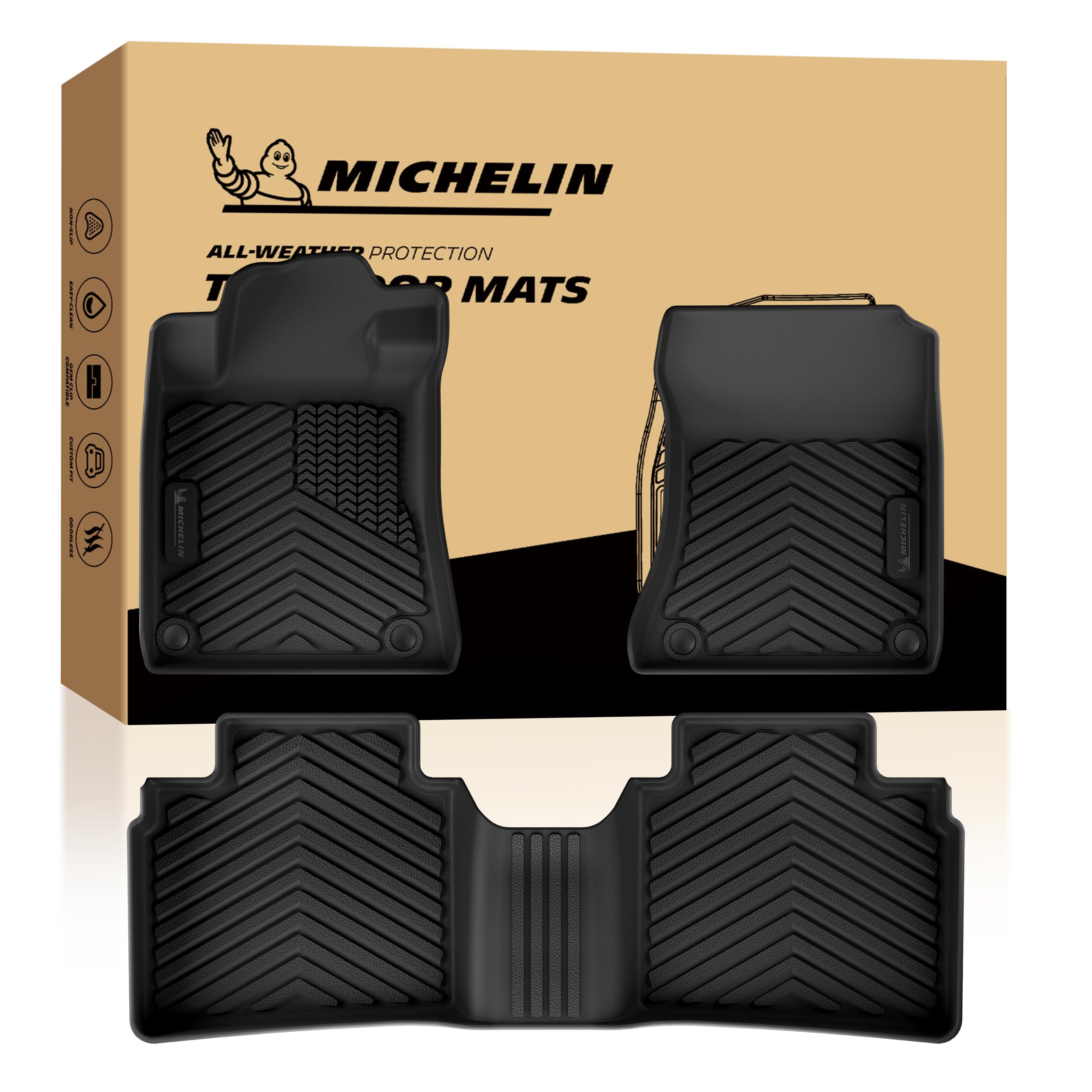 Michelin Vehicle Mats for 2019-2026 Nissan Altima (3 Piece)