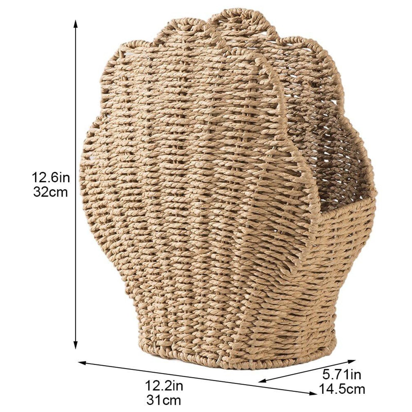 Nouveau Porte-rouleau de papier toilette en coquillage, rangement décoratif pour salle de bain, design inspiré du littoral, organisateur unique pour papier toilette, contient jusqu'à 7 rouleaux