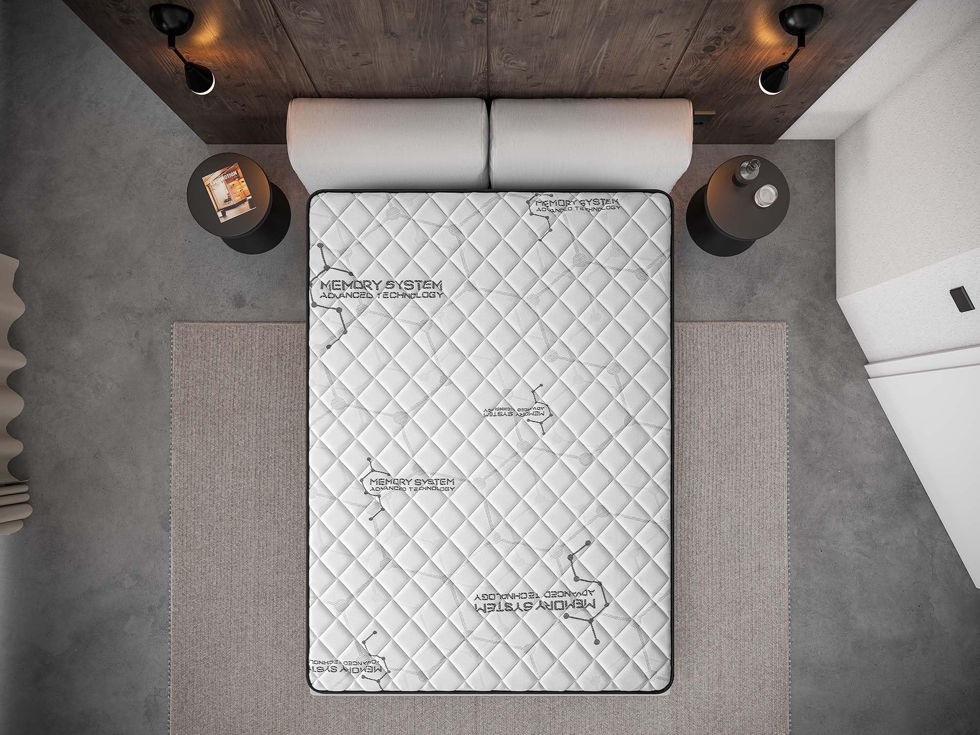 COSMOS Traagschuim Matras - 160x200 cm - H4 Ultra Stevig - Hoogte 30cm – Equinox – HR-schuim en blauw latex – Stevig – Ademend – Hypoallergeen – Ergonomisch – Winter- en zomerzijde