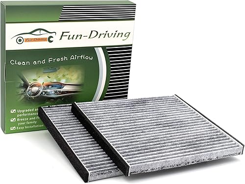 Paquete de 2 filtros de aire de cabina FD132 compatibles con AvalonCamrySolaraSiennaRX350RX400hES330GX470, reemplazo para CP132, CF10132, 87139-06030