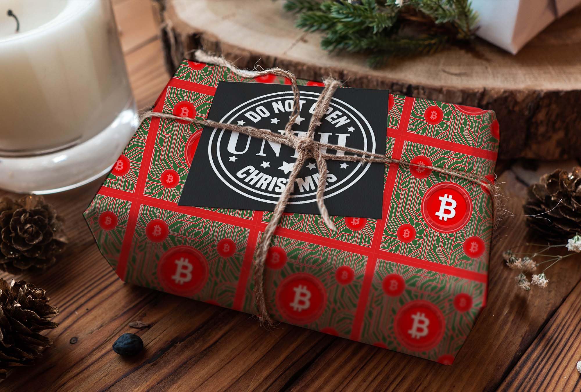 Amazon.com: Christmas Cryptocurrency Coin Premium Wrapping Paper Roll Gift  Wrap Sheet for Presents Birthday Party Decorations (6 foot x 30 inch roll)  : Health & Household