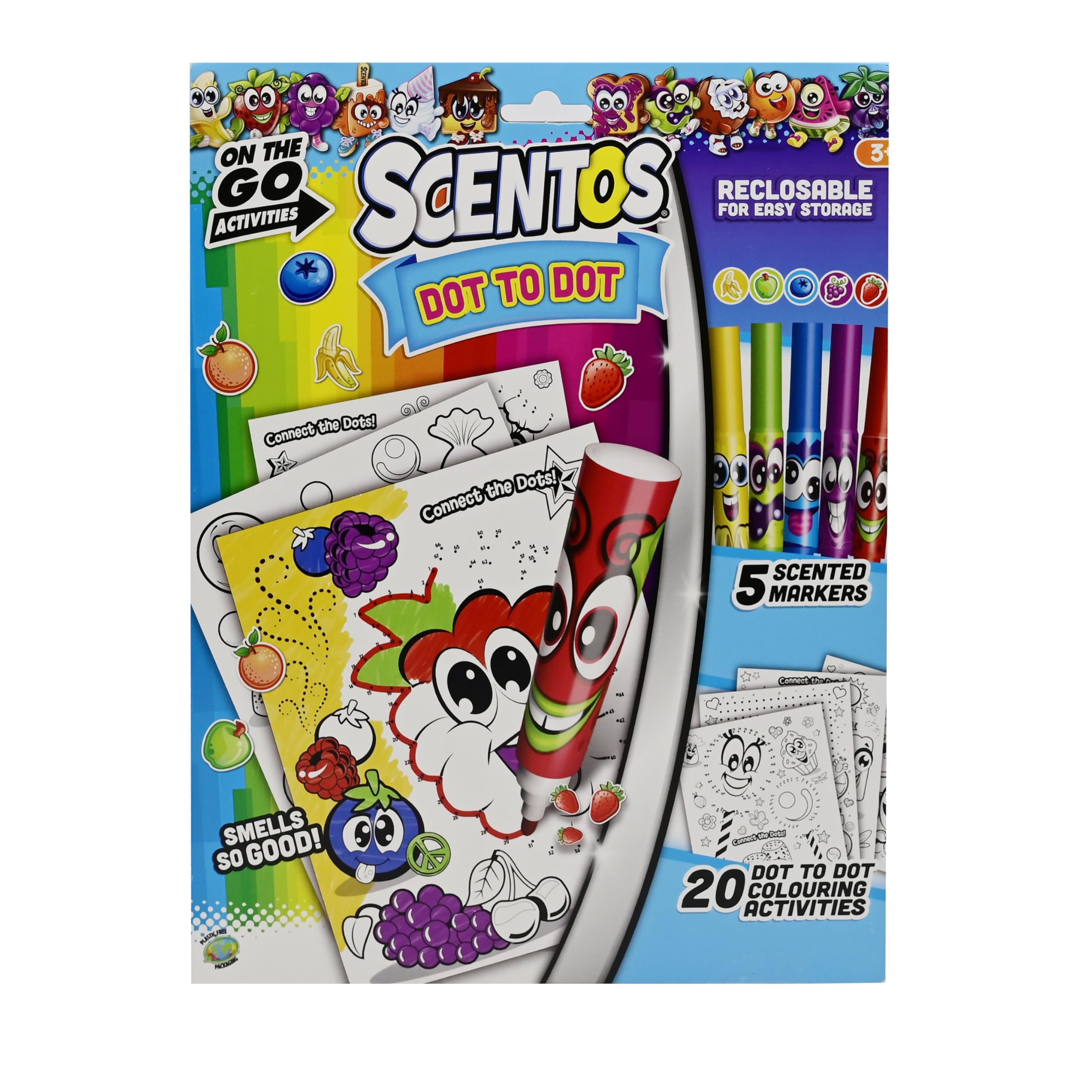 Scentos On The Go Scented Stationary Activity Fun Sets (Dot to dot)