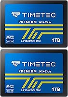 Vista 12 de Timetec 256 GBx2 (paquete de 2) SSD 3D NAND SATA III 6Gb/s 2.5 pulgadas 7mm (0.28") Velocidad de lectura de hasta 550 MB/s SLC Cache Boost Unidad