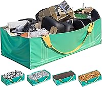 Vista 8 de TidyFriend - Contenedor de basura para gestión de residuos con capacidad para hasta 2,500 libras, resistente, reutilizable y plegable, contenedor