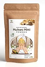 Trivang (500g) Organic Natural Multani Mitti Powder For Face Pack, Hair Pack, Pure Fuller's Earth For Soft and Glowing Skin, Bentonite Clay