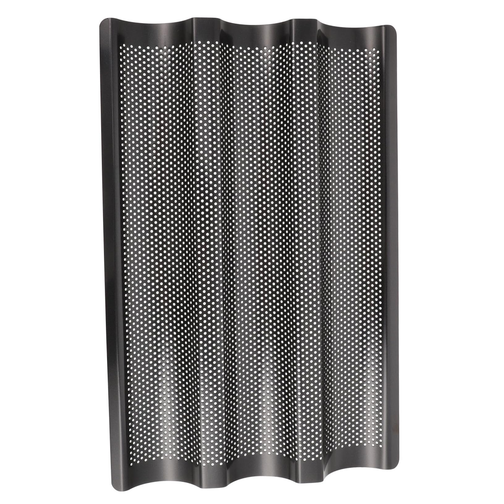 CIYODO Stainless Steel French Bread Pan 3-slot Baking Tray Easy to Bake 3 Loaves at Once Safe for Home Use