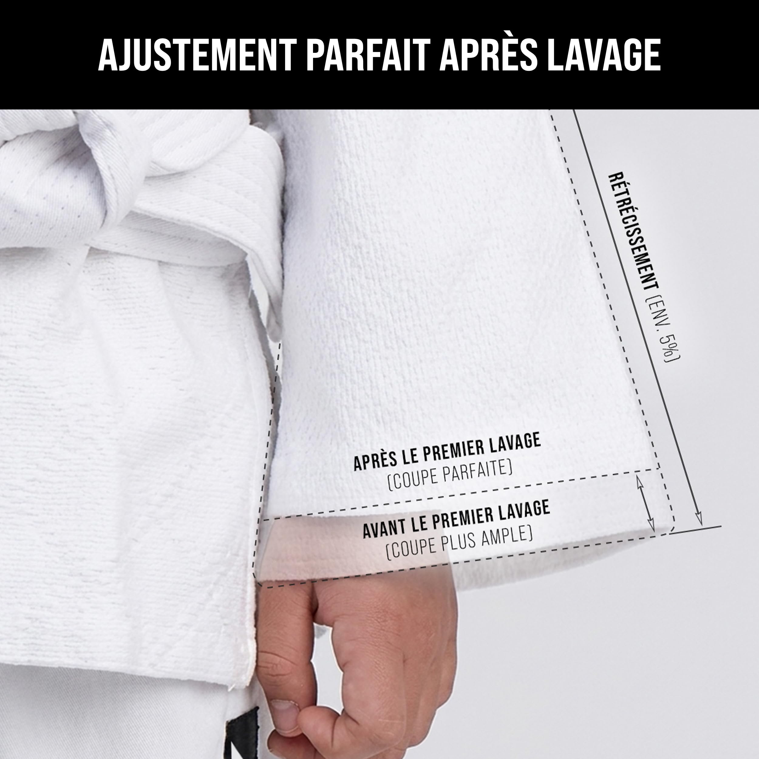 IPPONGEAR Future 2 Combinaison de Judo pour débutants et Enfants Combinaison d'arts Martiaux avec Ceinture (élastique et Cordon de Serrage au Pantalon, densité du Tissu 335gr/m²) Blanc