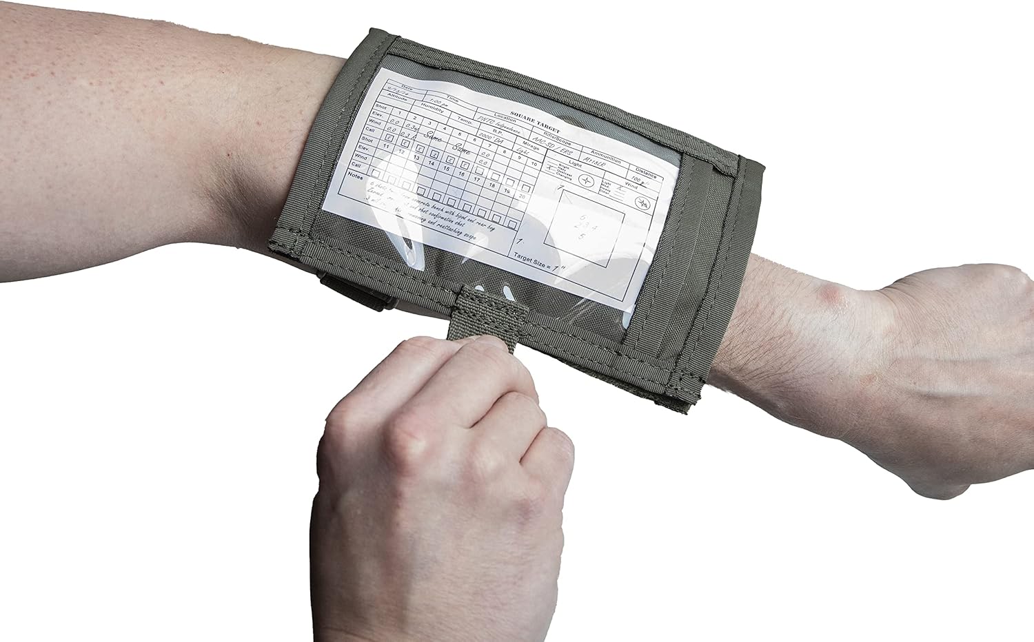 Raine Tactical Gear - Shooters Armband Sleeve - Tactical Gear - Wrist Sleeve - Shooting Range Accessories - Wrist Map Holder - Military Arm Pouch