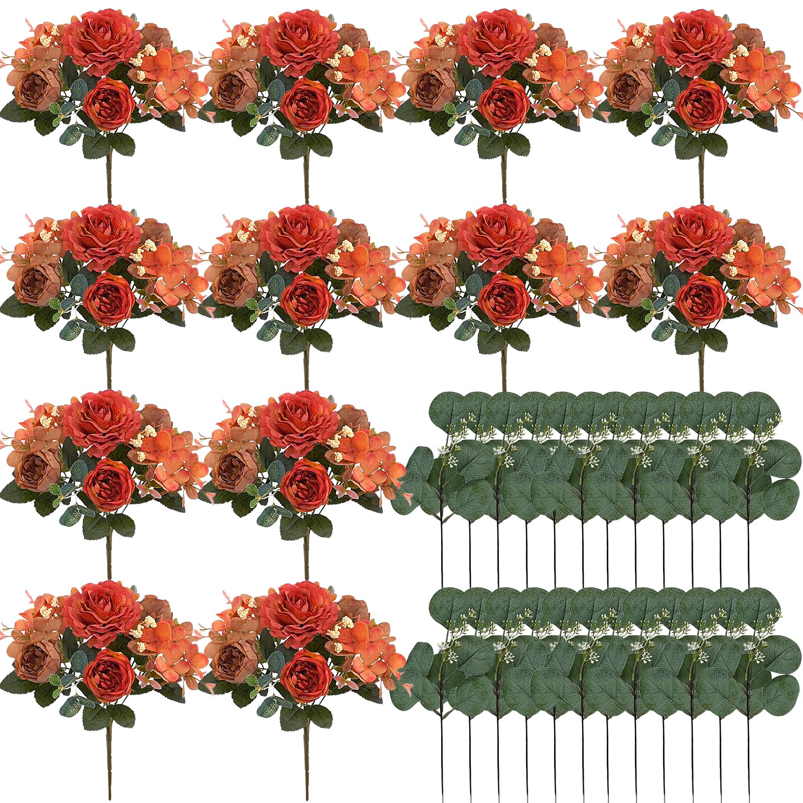 Nagobi Burnt Orange Peony Set