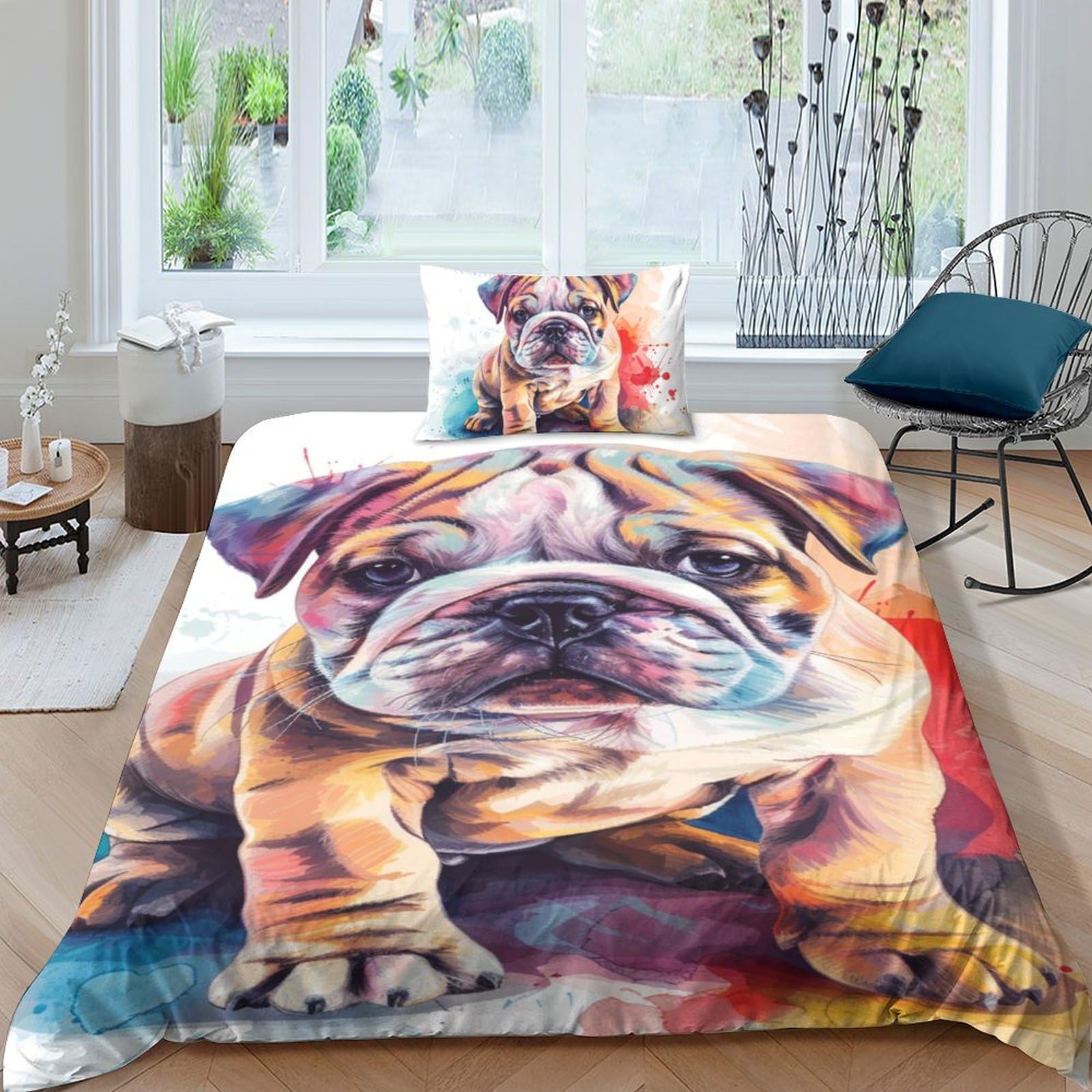 Housses de couettes motif chien pour décorer une chambre d'enfant cocooning