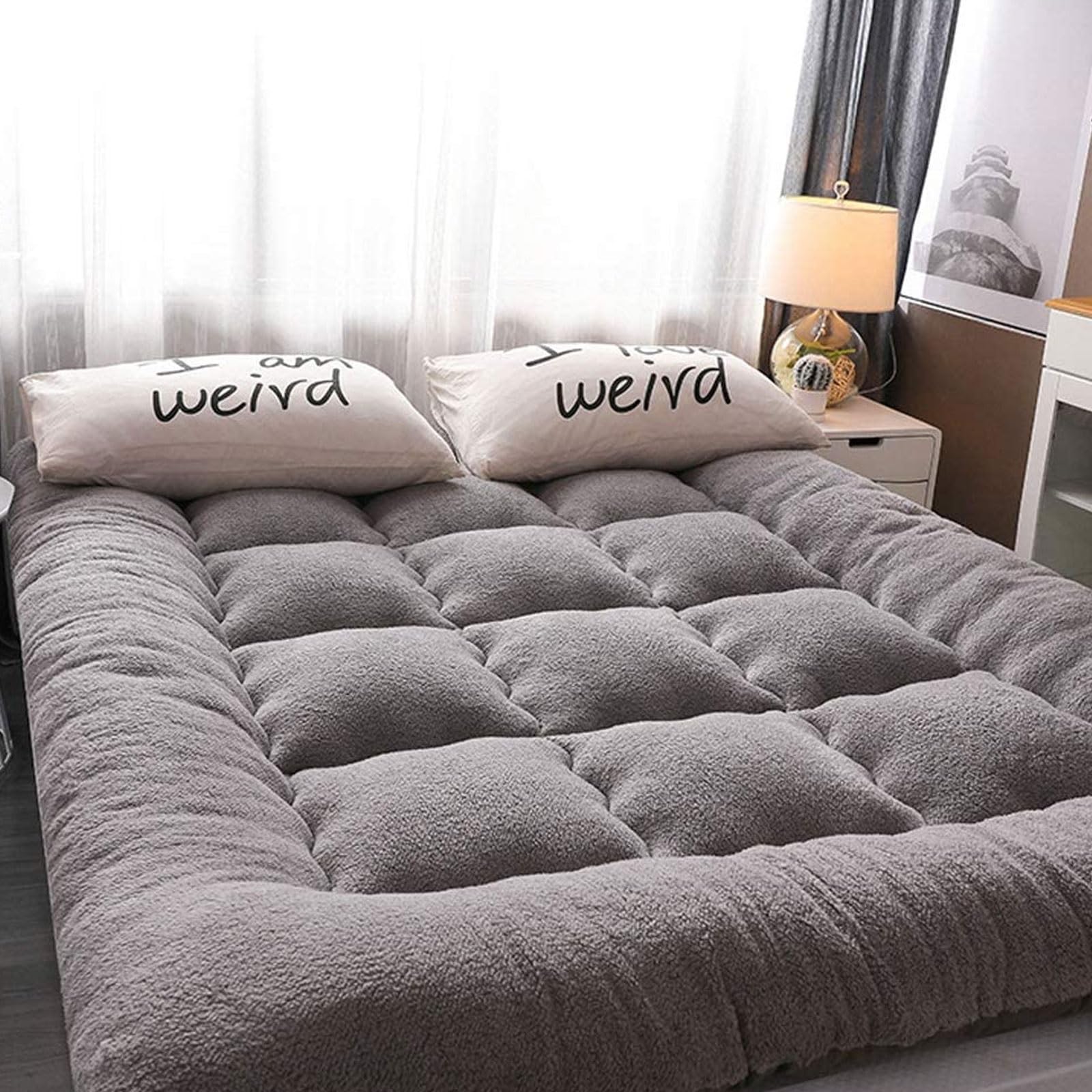 Colchón Japonés Futon 10 Cm De Grosor Esterilla Tatami Para Dormir Colchón Enrollable De Lana Suave Y Antideslizante Esterilla Transpirable Para Las 4 Estaciones Cálida Almohadilla Para El Suelo