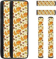 Vista 13 de 6 fundas para manija de puerta de refrigerador de Acción de Gracias, cubierta de manija de nevera de otoño, hoja de arce, protector de manija