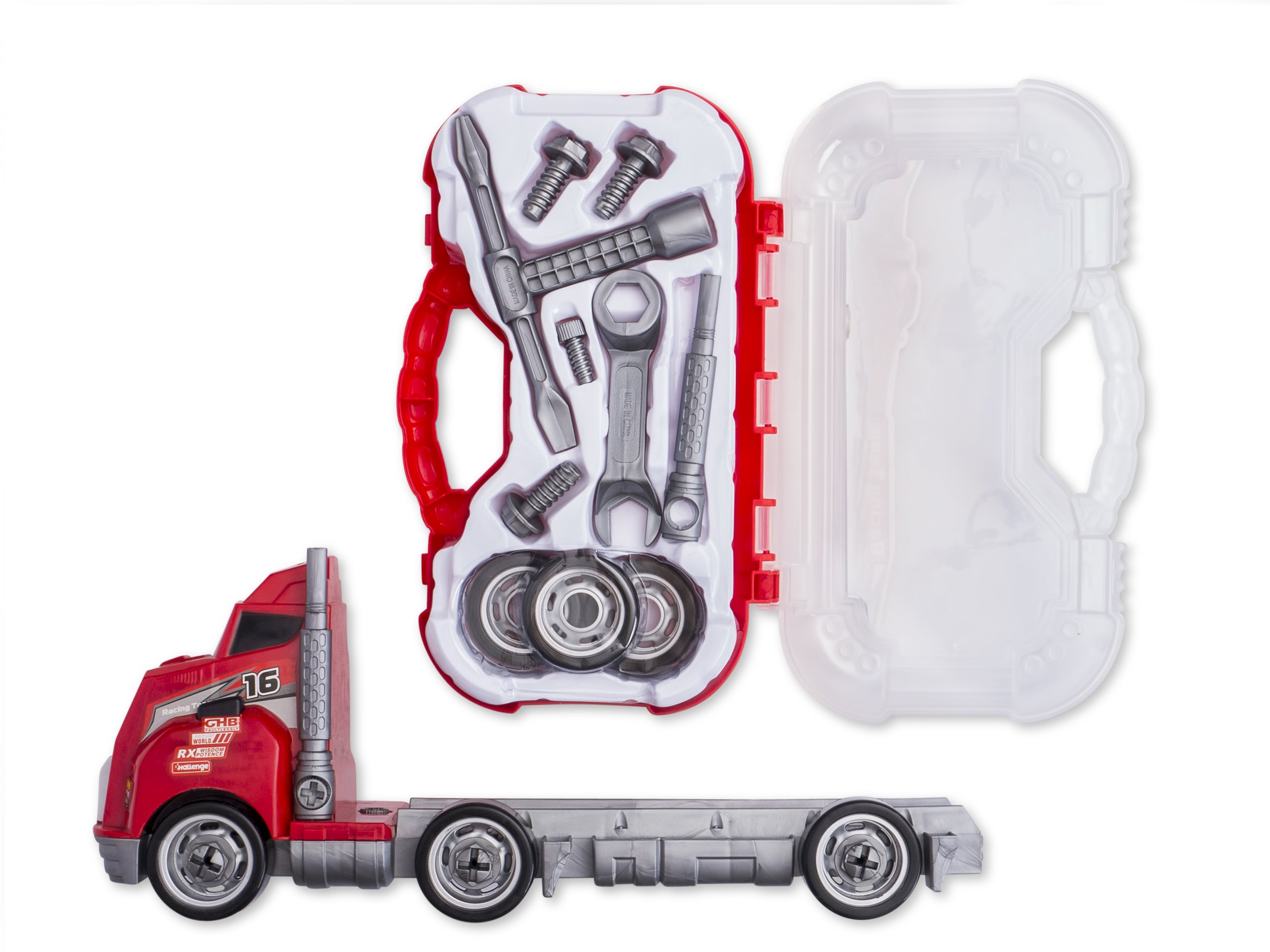 Amazon.com: Big Daddy Big Rig Tool Master - Transport Toy Truck Carrier with Tools to Take Apart, Construct & Build. Get Your Child This Educational ...