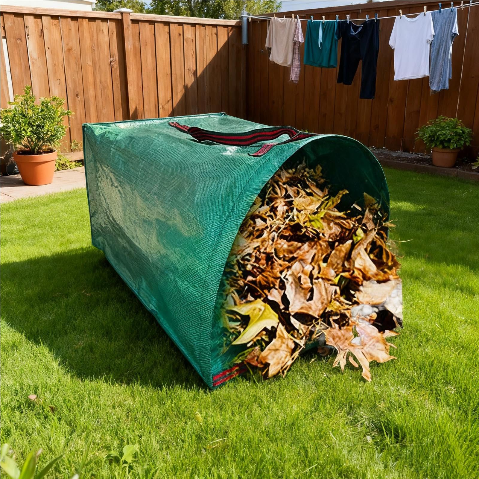 Borse per rifiuti da giardino Contenitore per rifiuti impermeabili e